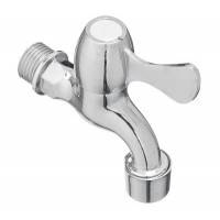 Кран водоразборный короткий излив 9609-А207, 1/2"